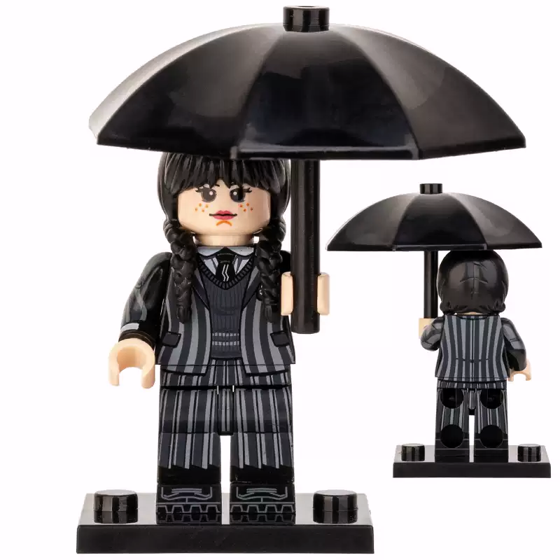 Miércoles Addams Lego Minifigura 