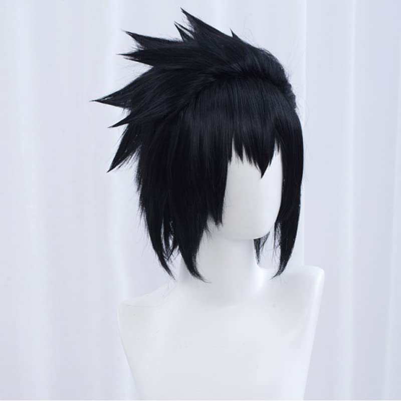 Sasuke Uchiha Naruto  - Dark Black Cosplay Hair Wig