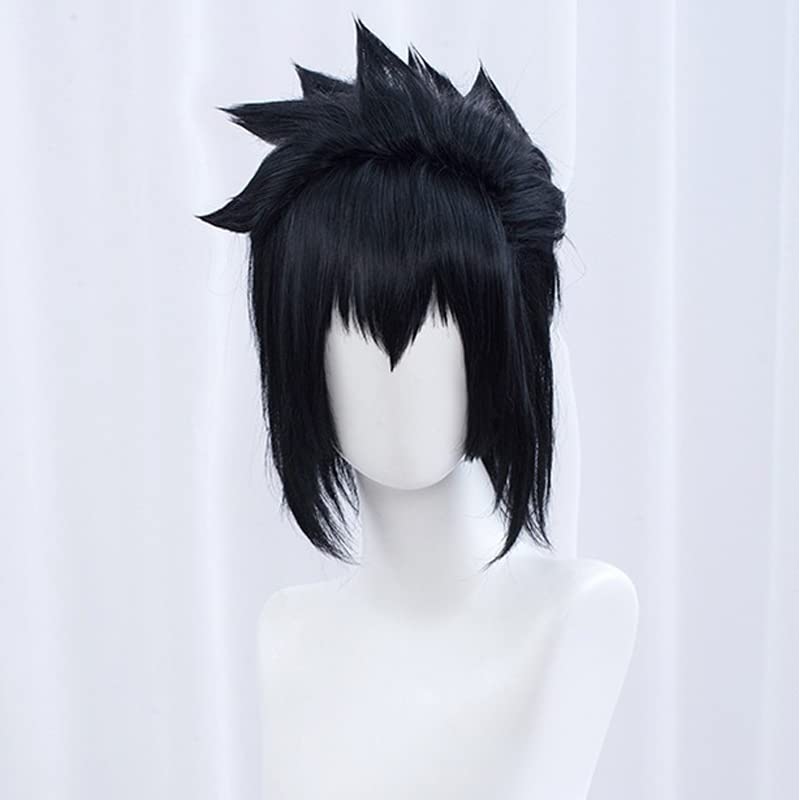 Sasuke Uchiha Naruto  - Dark Black Cosplay Hair Wig