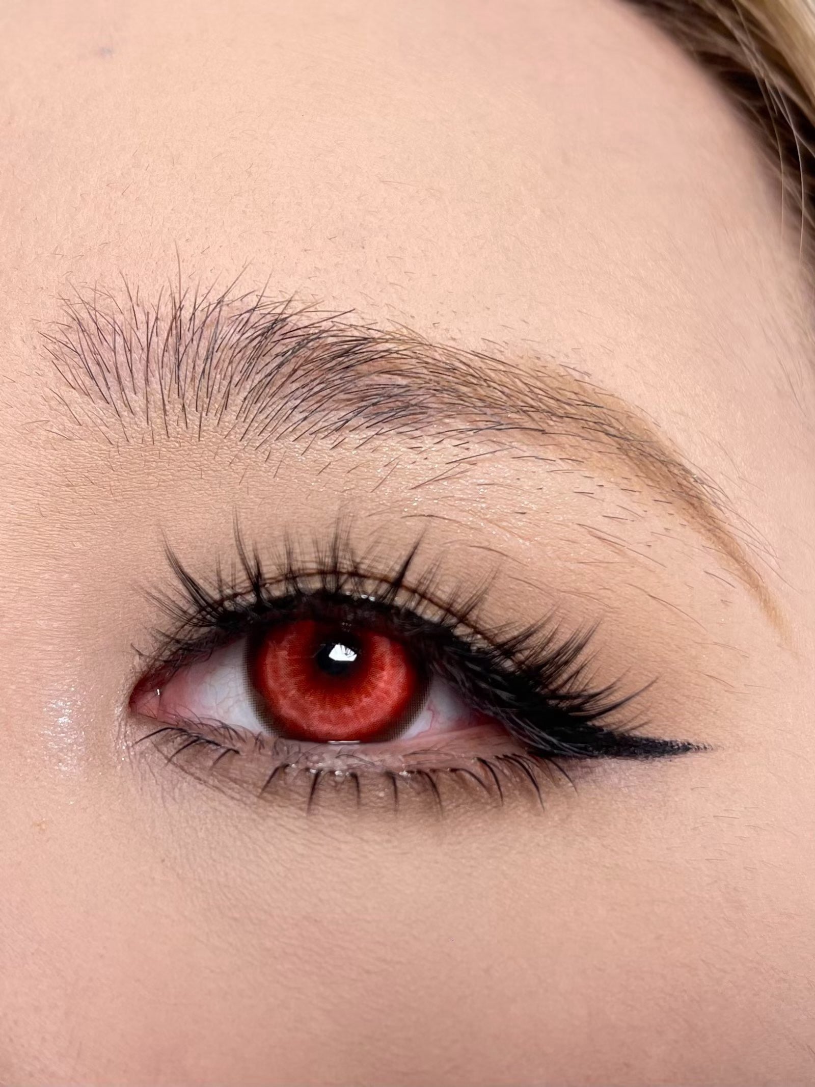 BJD Koi Red Contact Lenses