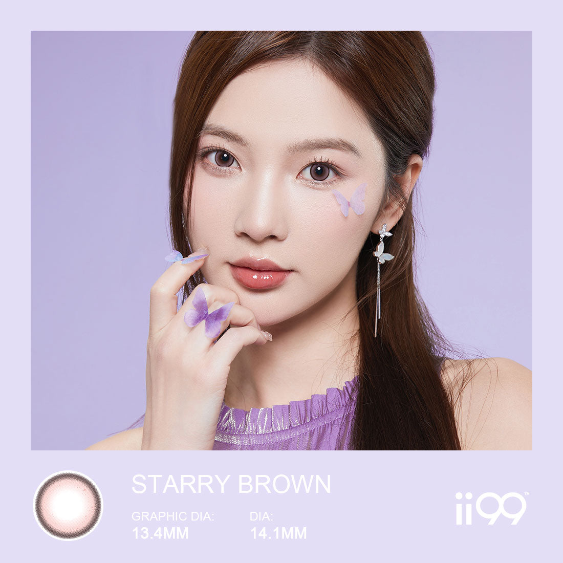 ii99 Starry Brown (Pinkish) - Ohmykitty Online Store