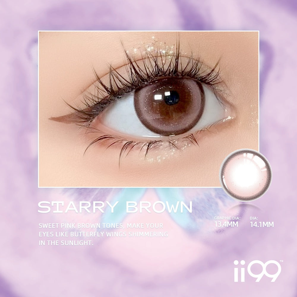 ii99 Starry Brown (Pinkish) - Ohmykitty Online Store