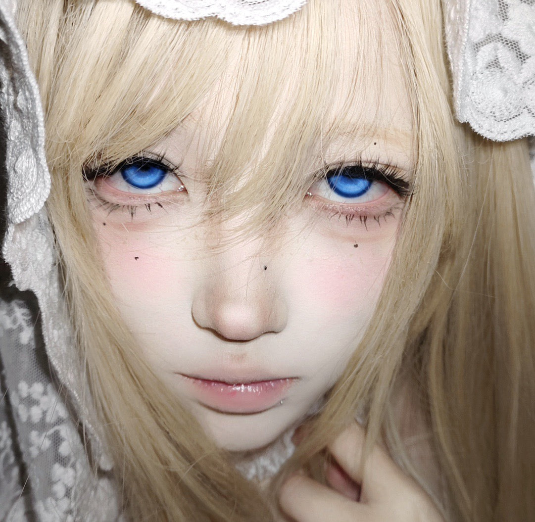 BJD Koi Brilliant Blue Contact Lenses