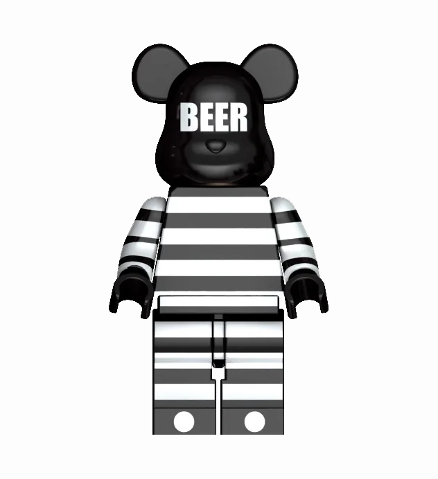 Bearbrick Collection Lego Minifigure Building Blocks