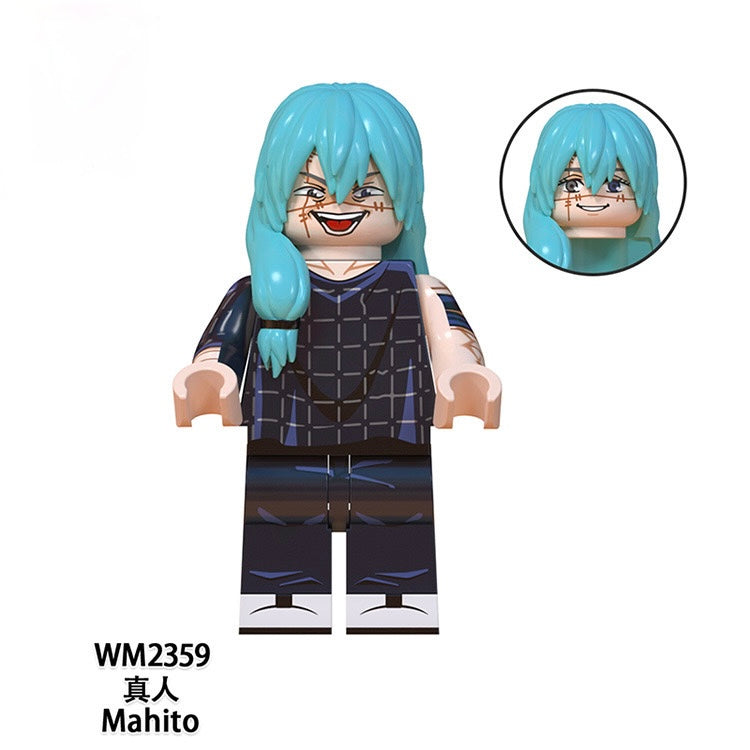 Jujutsu Kaisen Anime Gojo Saturo Yuji Itadori Nobara Lego Minifigure