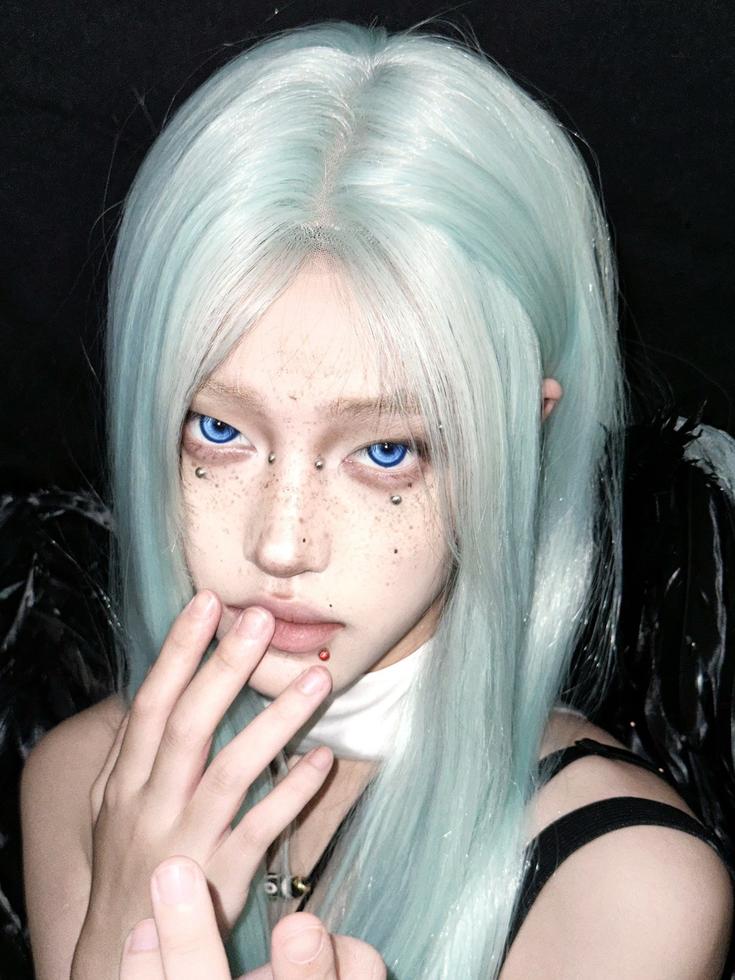 BJD Koi Brilliant Blue Contact Lenses