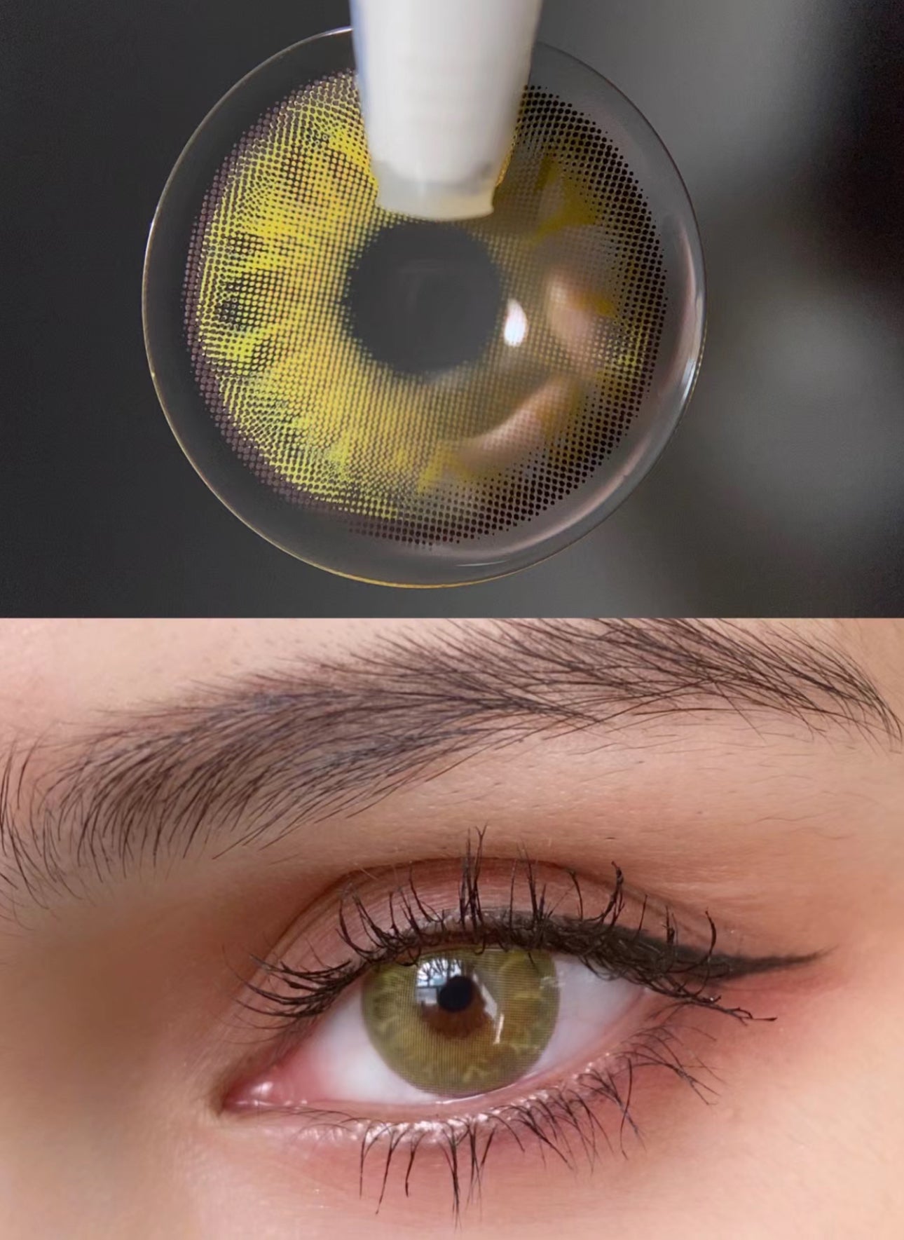 Jewel Olive – Olive Color Natural Eye Lenses