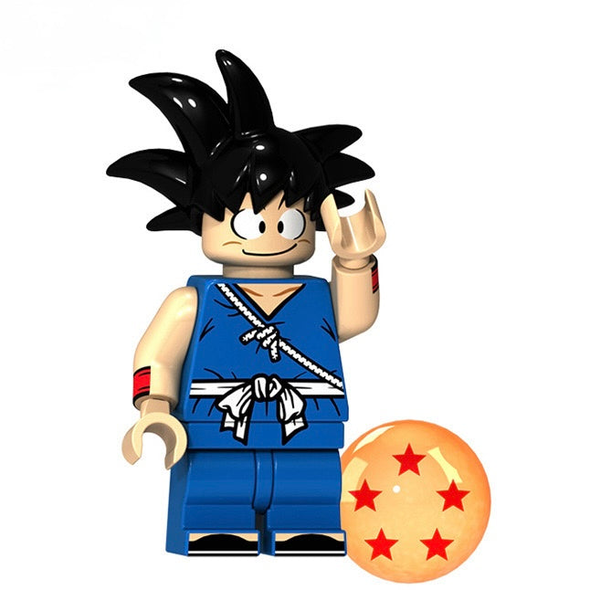 Dragon Ball Z Kid Goku Lego Mini Figura 