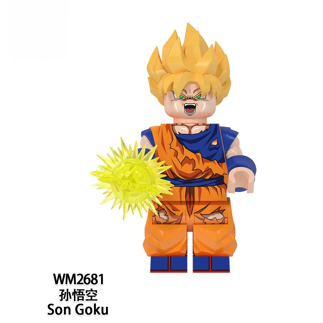 Dragon Ball Z Kid Goku Lego Mini Figura 