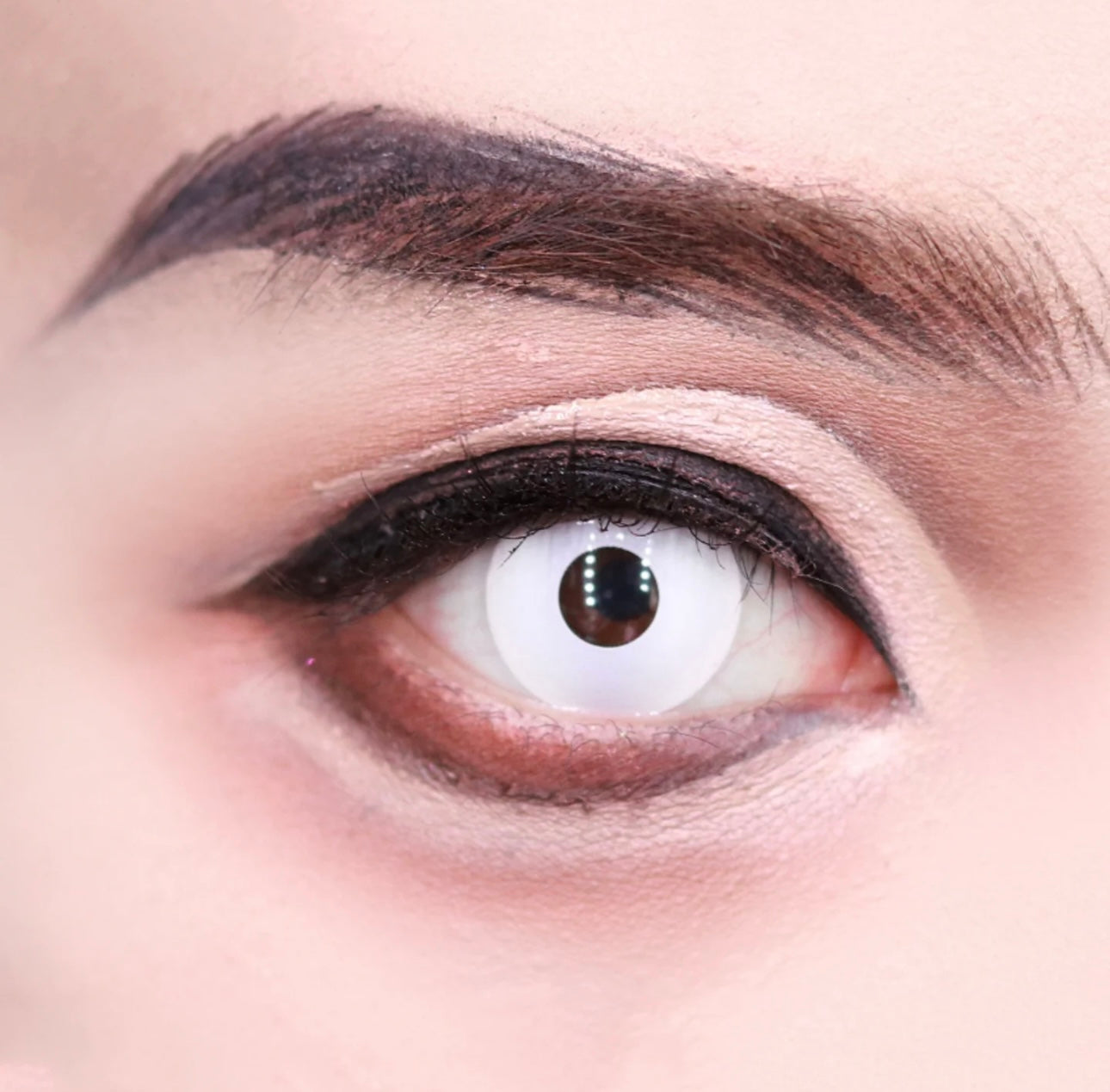 Whiteout Contacts – Opaque White Lenses with Clear Vision