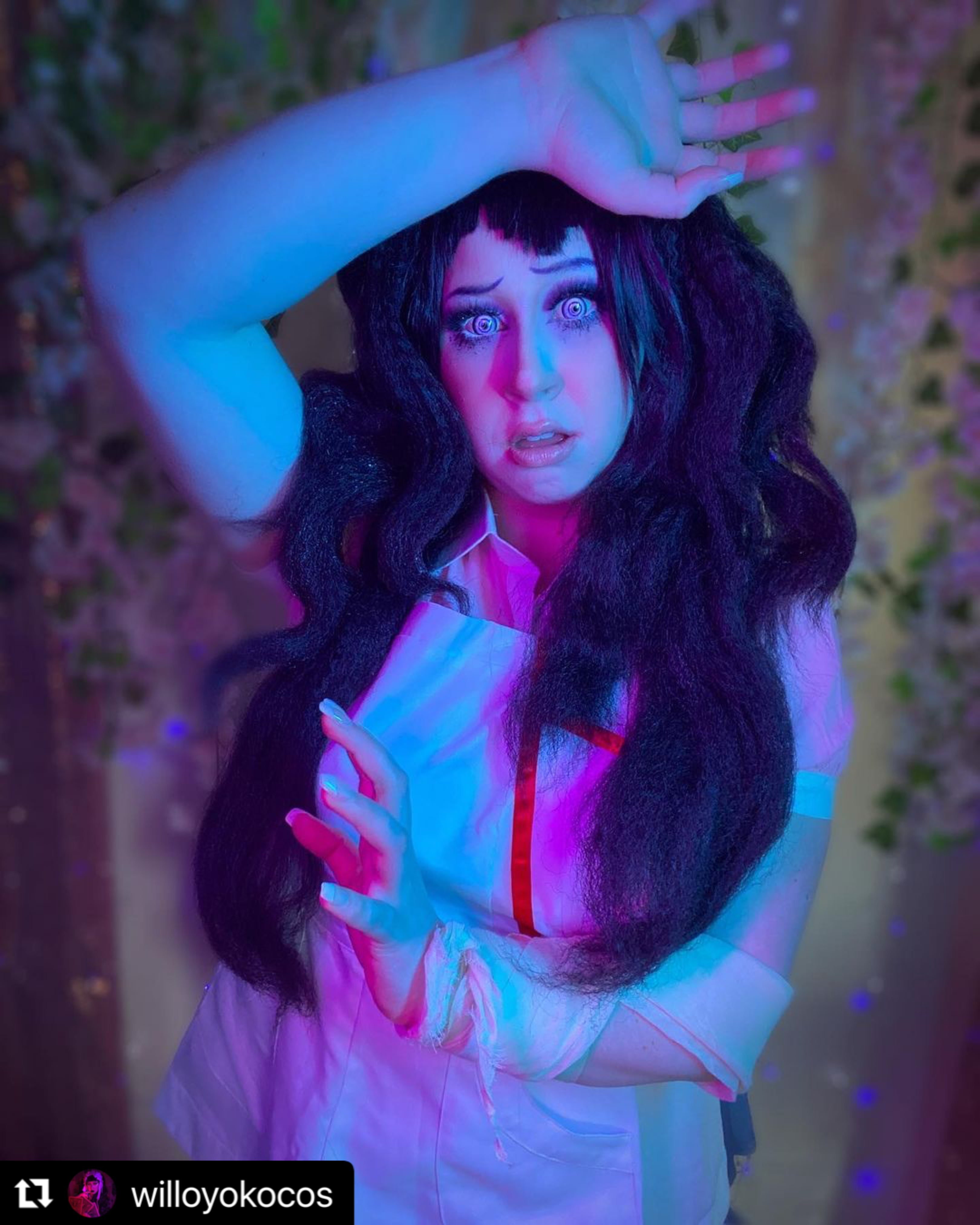 Danganronpa Mikan Tsumiki Cosplay Contacts