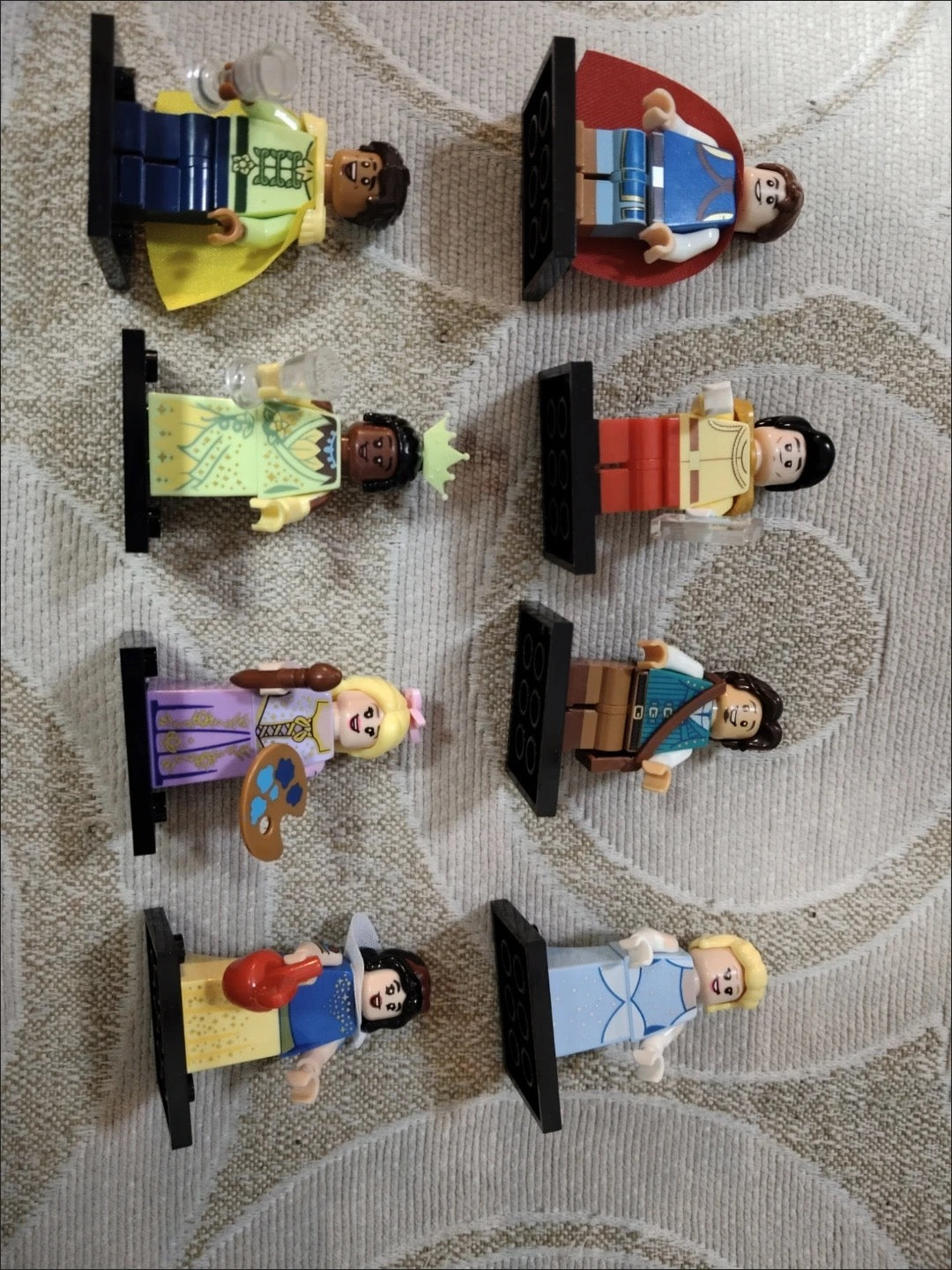 Disney Princess And Prince Cinderella Rapunzel Snow white Lego Mini Figure