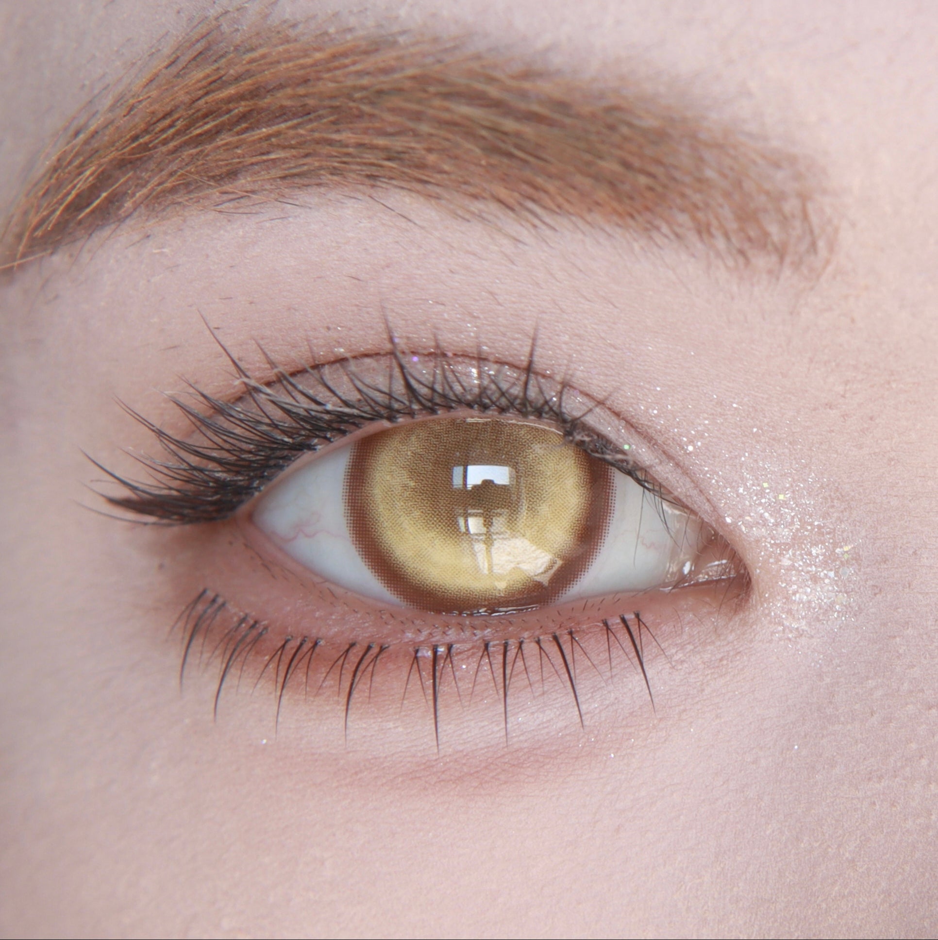 BJD Crystal Gold Contact Lenses – Intense Gold, Full Eye Effect