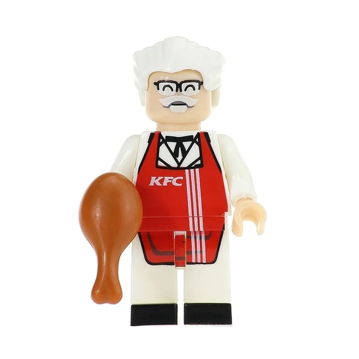 Mcdonald KFC Lego Mini Figure