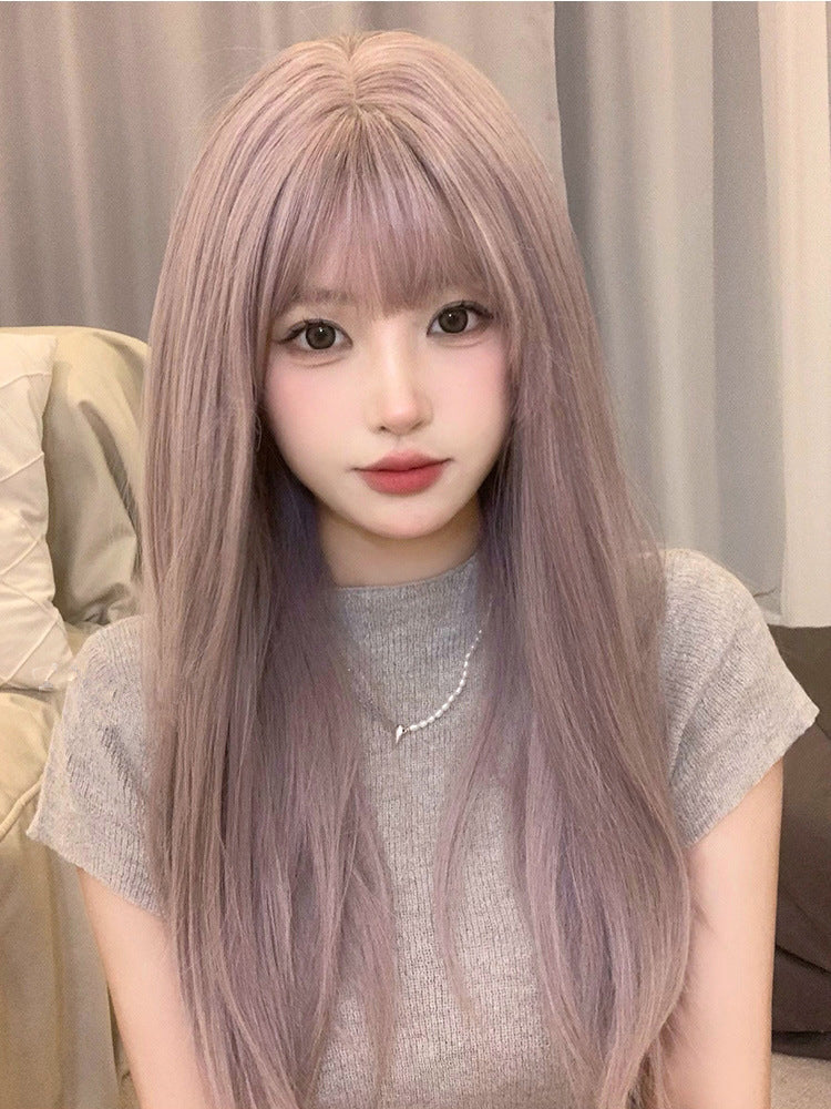 64cm Sweet Yam Purple Long Straight Hair