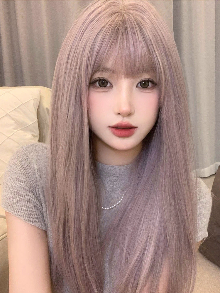 64cm Sweet Yam Purple Long Straight Hair