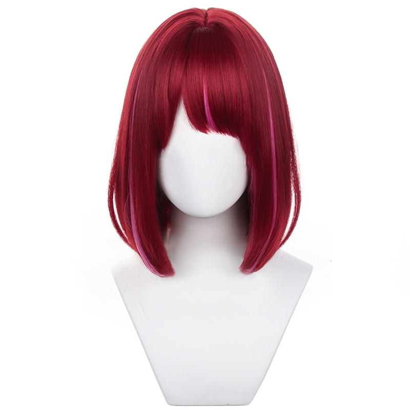 Oshi no Ko: Kana Arima Red Their Idol's Children Cosplay Wig