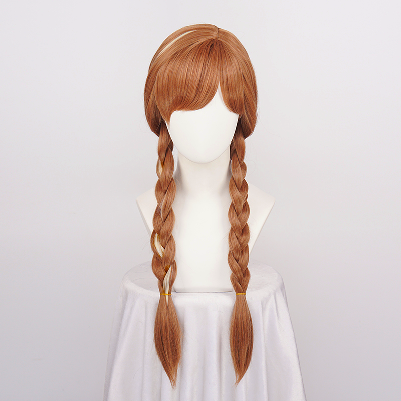 Frozen Princess Anna Premium Children Cosplay Hair Wig