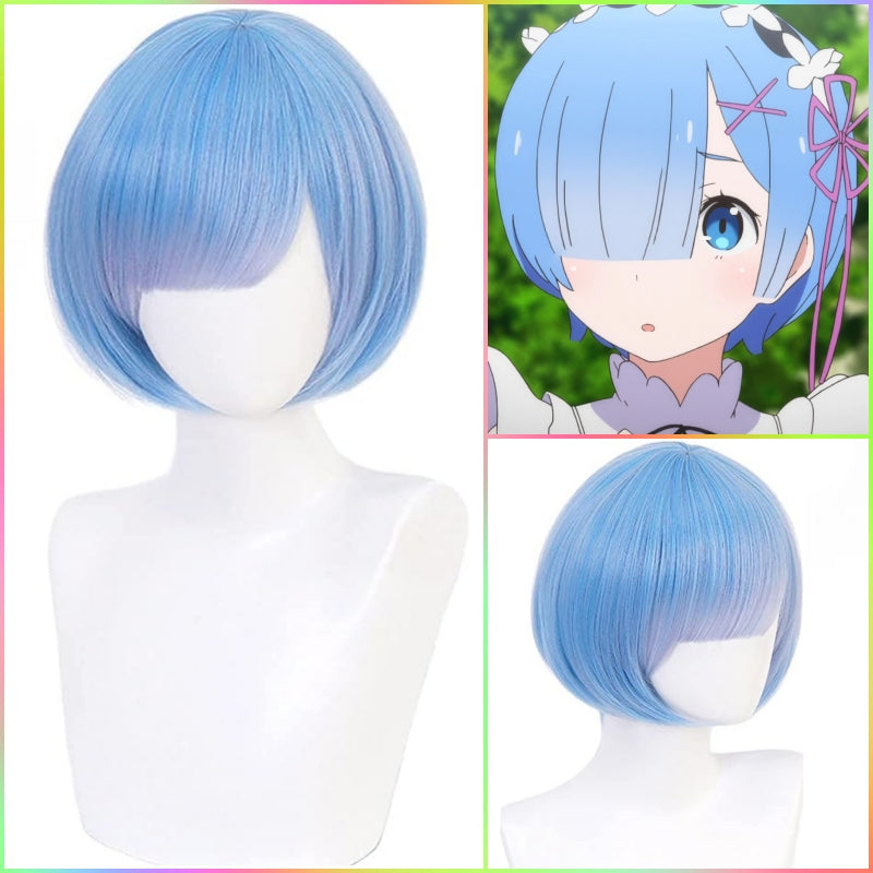 Re:Zero- Rem (Blue) - Cosplay Wig