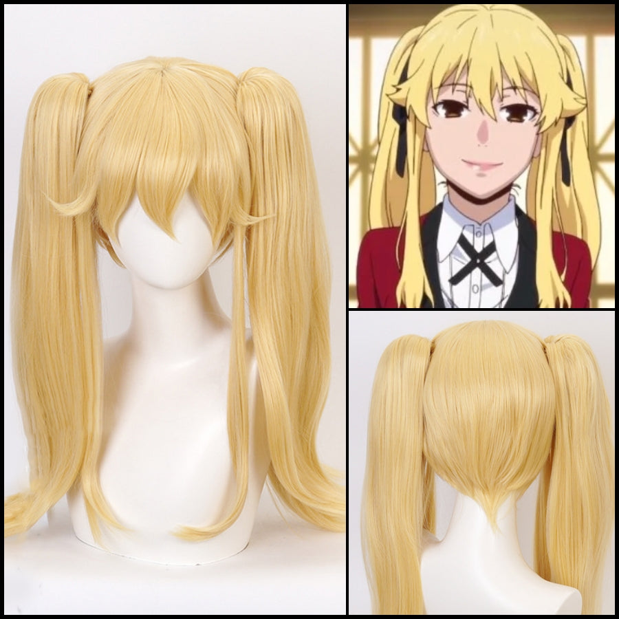 Kakegurui - Mary Saotome Cosplay Wig (Includes black ribbon)