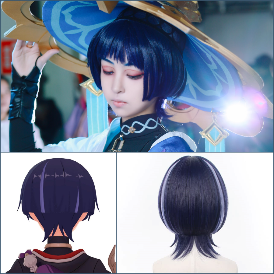 Genshin Impact - Scaramouche Cosplay Wig