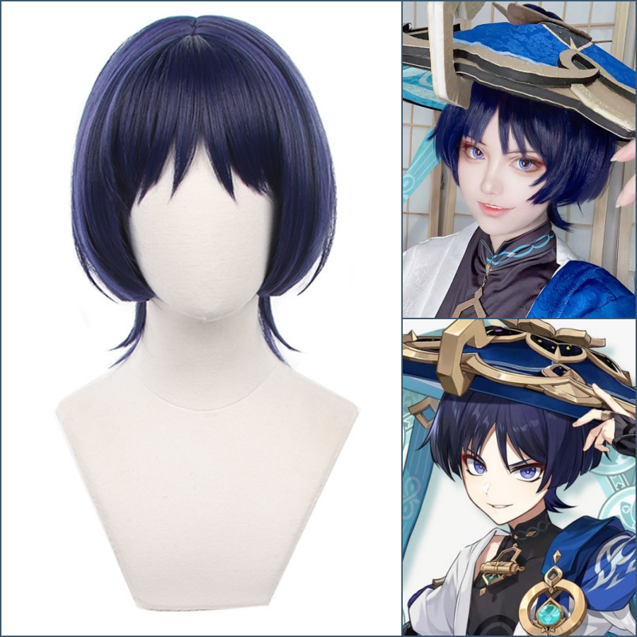 Genshin Impact - Scaramouche Cosplay Wig