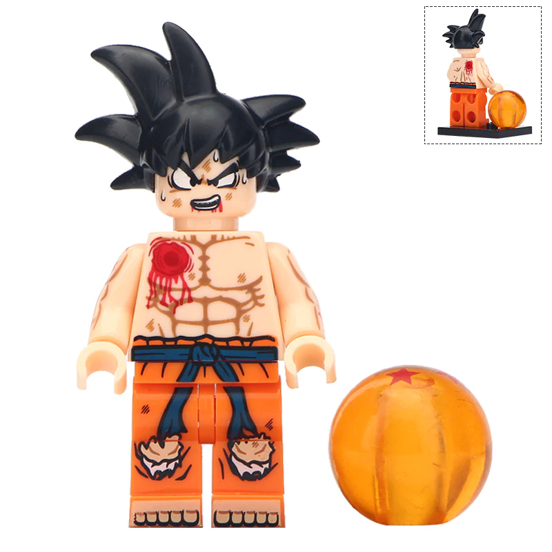 Dragon Ball Z Kid Goku Lego Mini Figure