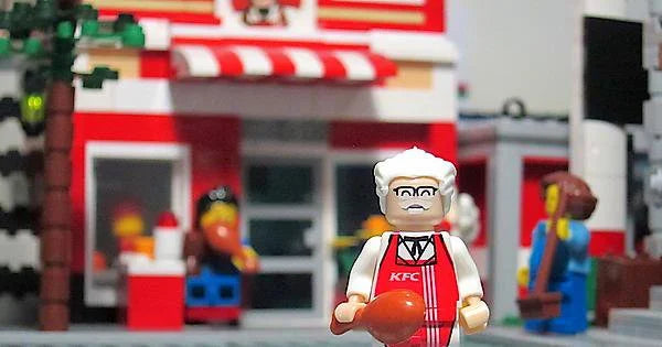 Mcdonald KFC Lego Mini Figure