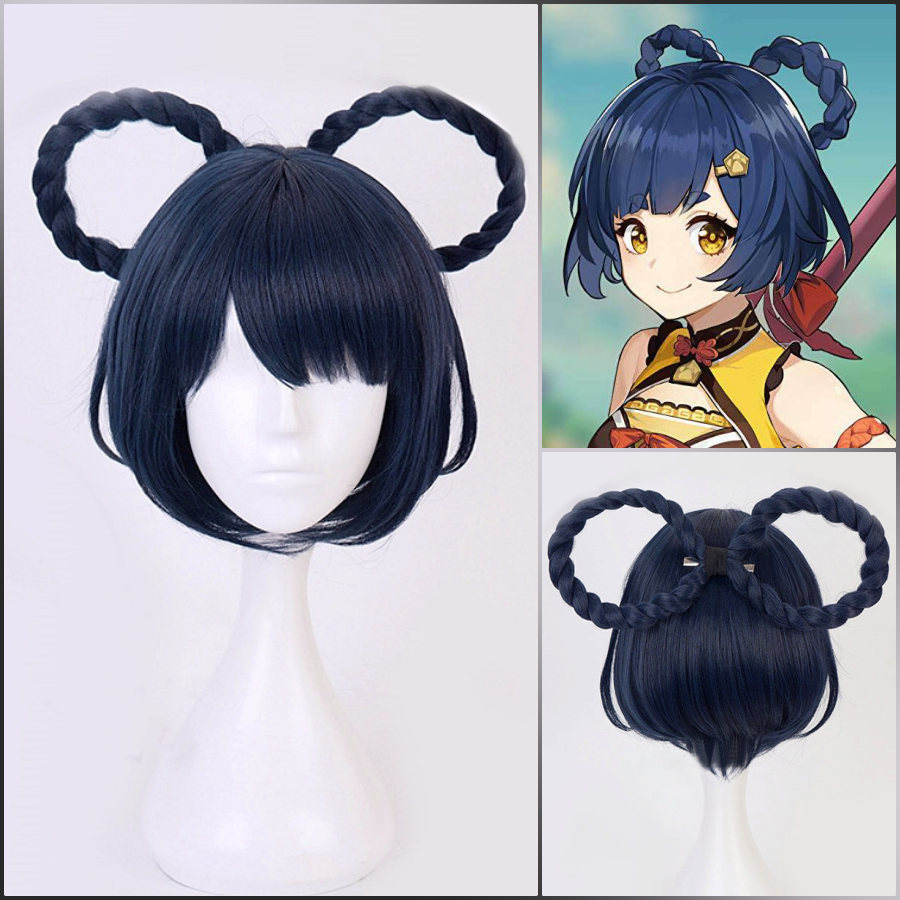 Genshin Impact - Xiangling Cosplay Hair Wig