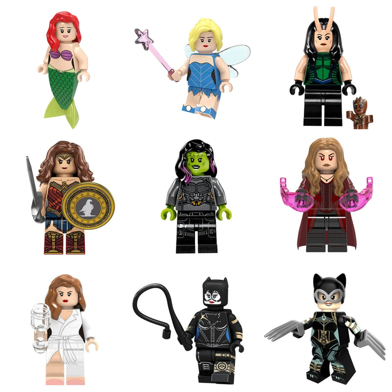 Female Characters Superheros Lego Mini figure