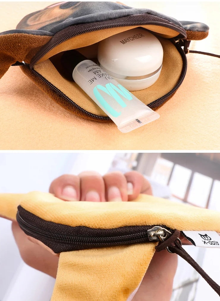 Dog Coin Zipper Pouch