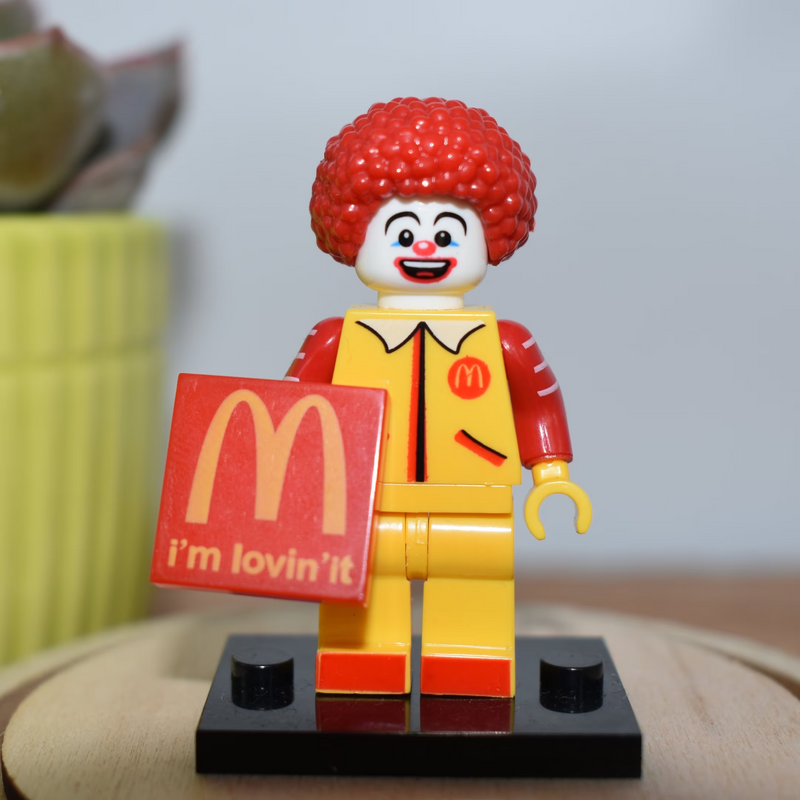 Mcdonald KFC Lego Mini Figure