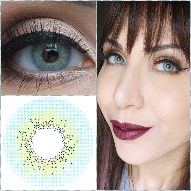 Hyperopia Symphony Blue Colored Farsighted Contacts