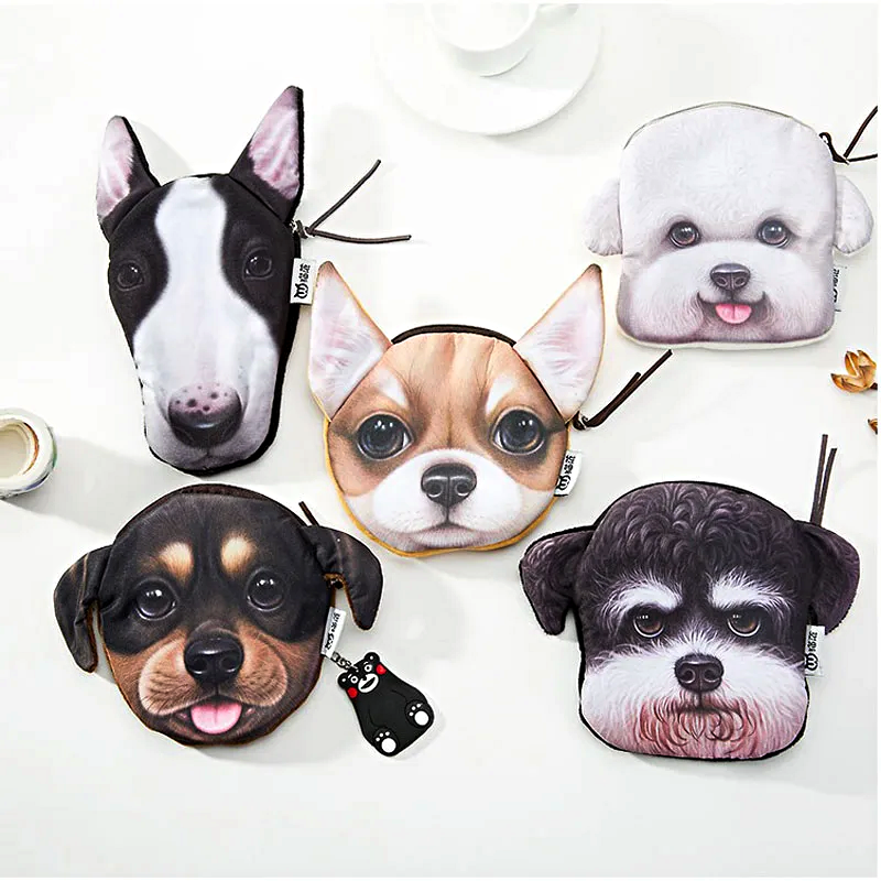 Dog Coin Zipper Pouch