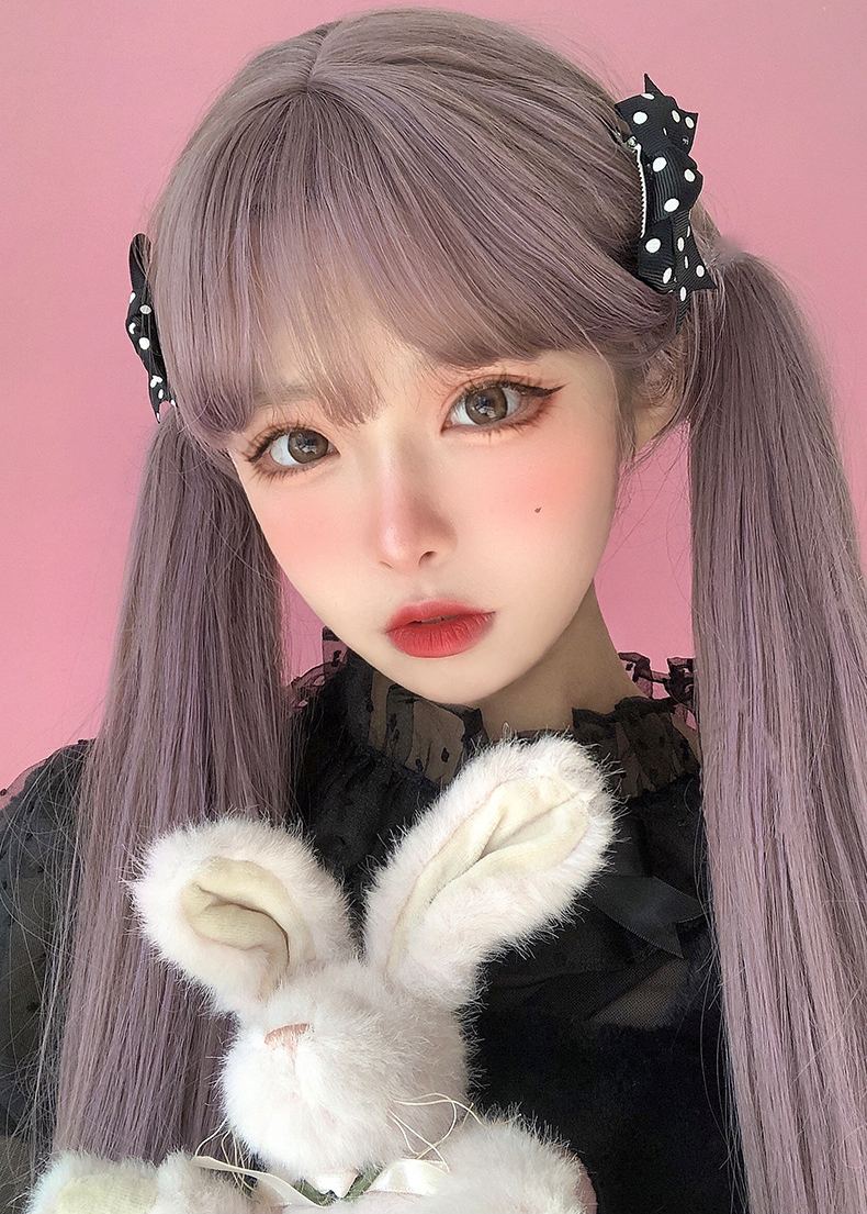 64cm Sweet Yam Purple Long Straight Hair