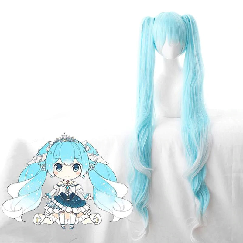 Vocaloid - Snow Miku - Cosplay Wig - Ohmykitty Online Store