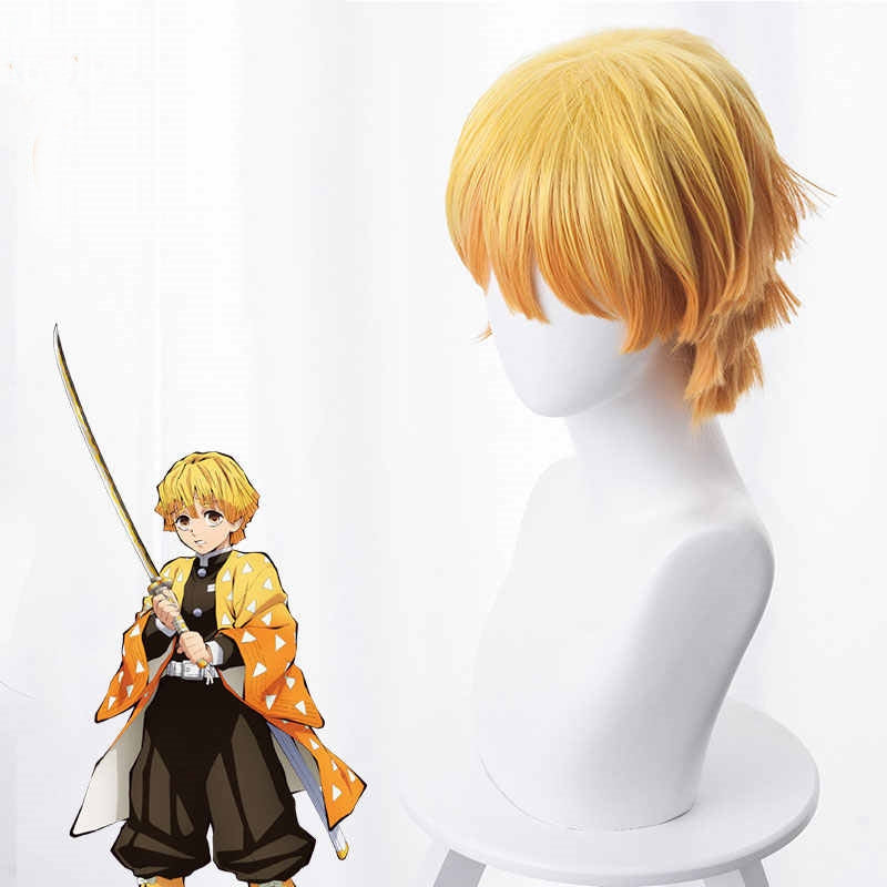 Demon Slayer - Zenitsu Agatsuma- Cosplay Wig - Ohmykitty Online Store