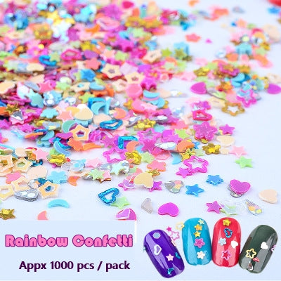 Mini Holographic Sprinkles for Face & Nails - Ohmykitty Online Store