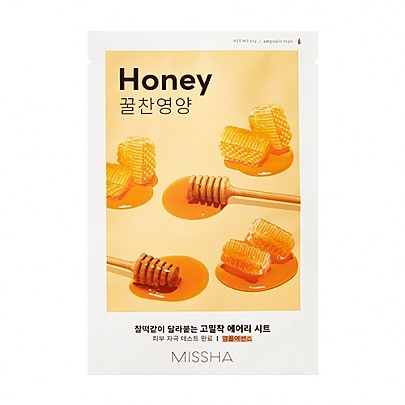 [Missha] Airy Fit Sheet Mask (Honey)   x 1pc - Ohmykitty Online Store