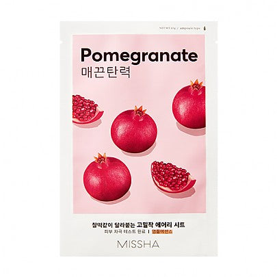 [Missha] Airy Fit Sheet Mask (Pomegranate)  x 1pc - Ohmykitty Online Store