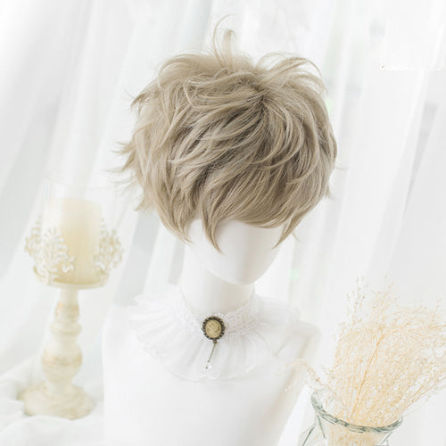 Harajuku Short Light Brown Wig SD00654