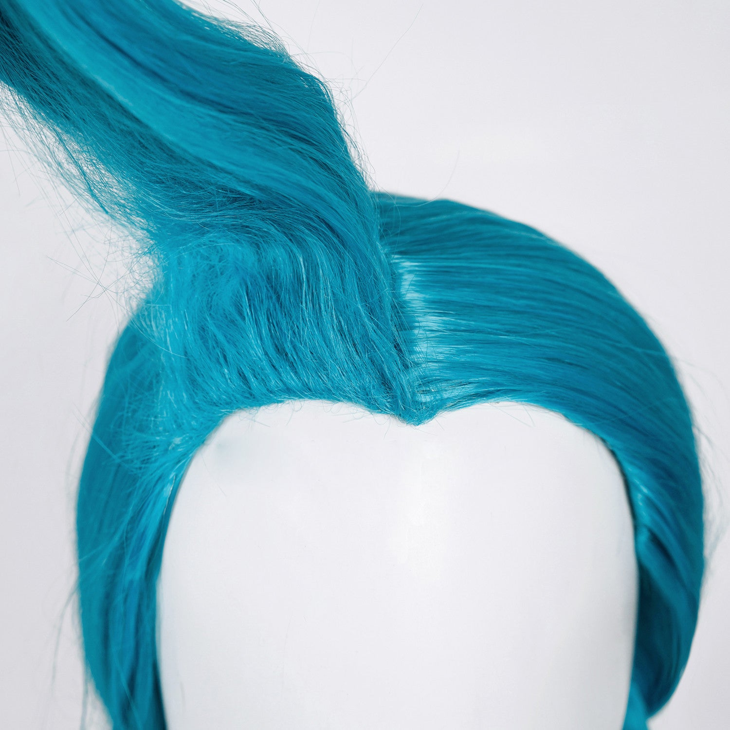 League of Legends - Peluca de pelo premium para cosplay Jinx de 120 cm 