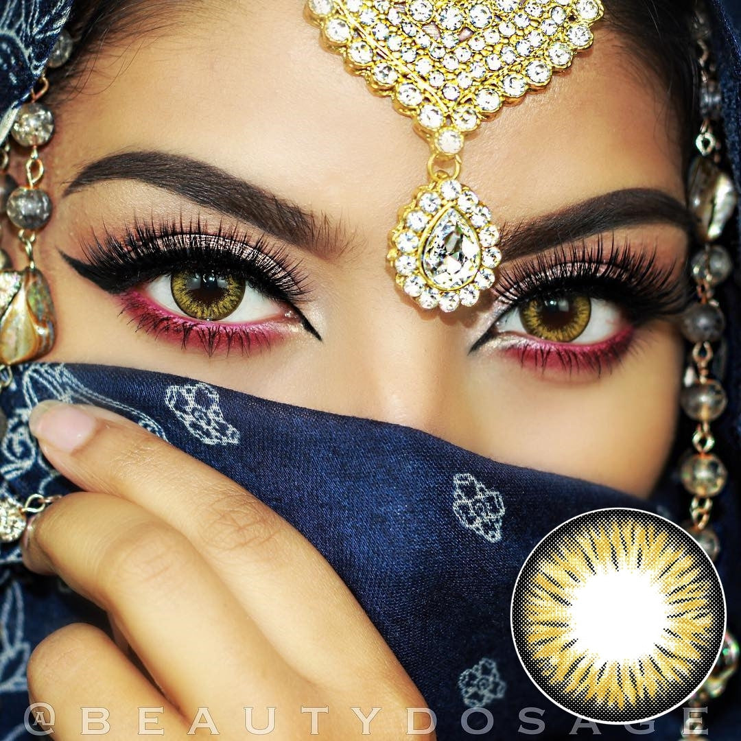 Premier Bright Yellow Contacts | 15mm Natural Yellow Lenses
