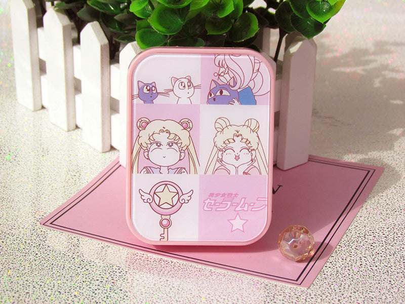 Adorable kit de estuche para lentes de contacto Sailor Moon (x2 estuches para lentes)