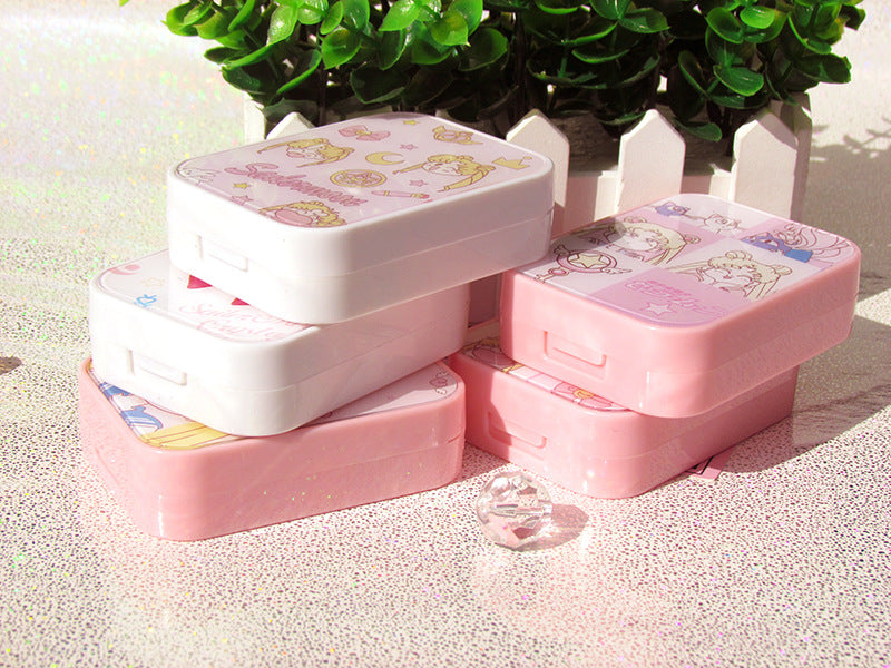 Adorable kit de estuche para lentes de contacto Sailor Moon (x2 estuches para lentes)