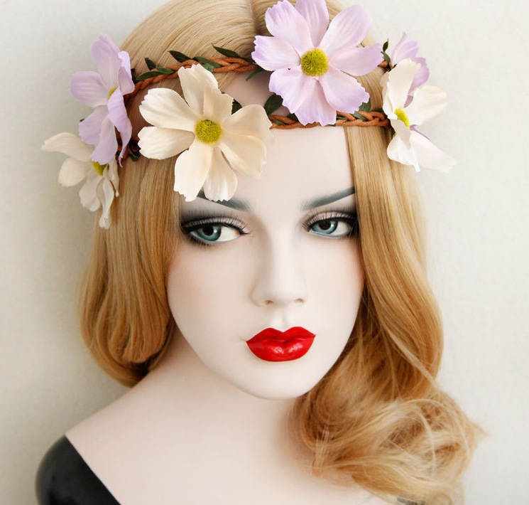 Sweet Floral Bridemaid Elastic Headband - Ohmykitty Online Store