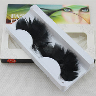 Black Feather Eyelashes (Halloween / Stage effect) - Ohmykitty Online Store