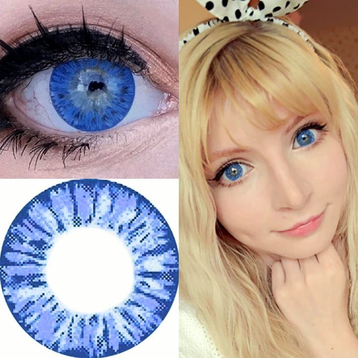 ojos estrellados azul 