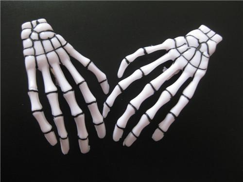 Harajuku Skeleton Hand Hair Clips (1 Piece) - Ohmykitty Online Store