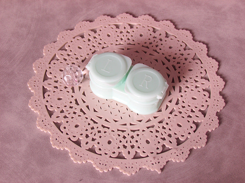 Handy Macaron Color Contact Lens Case + Lens Applicator